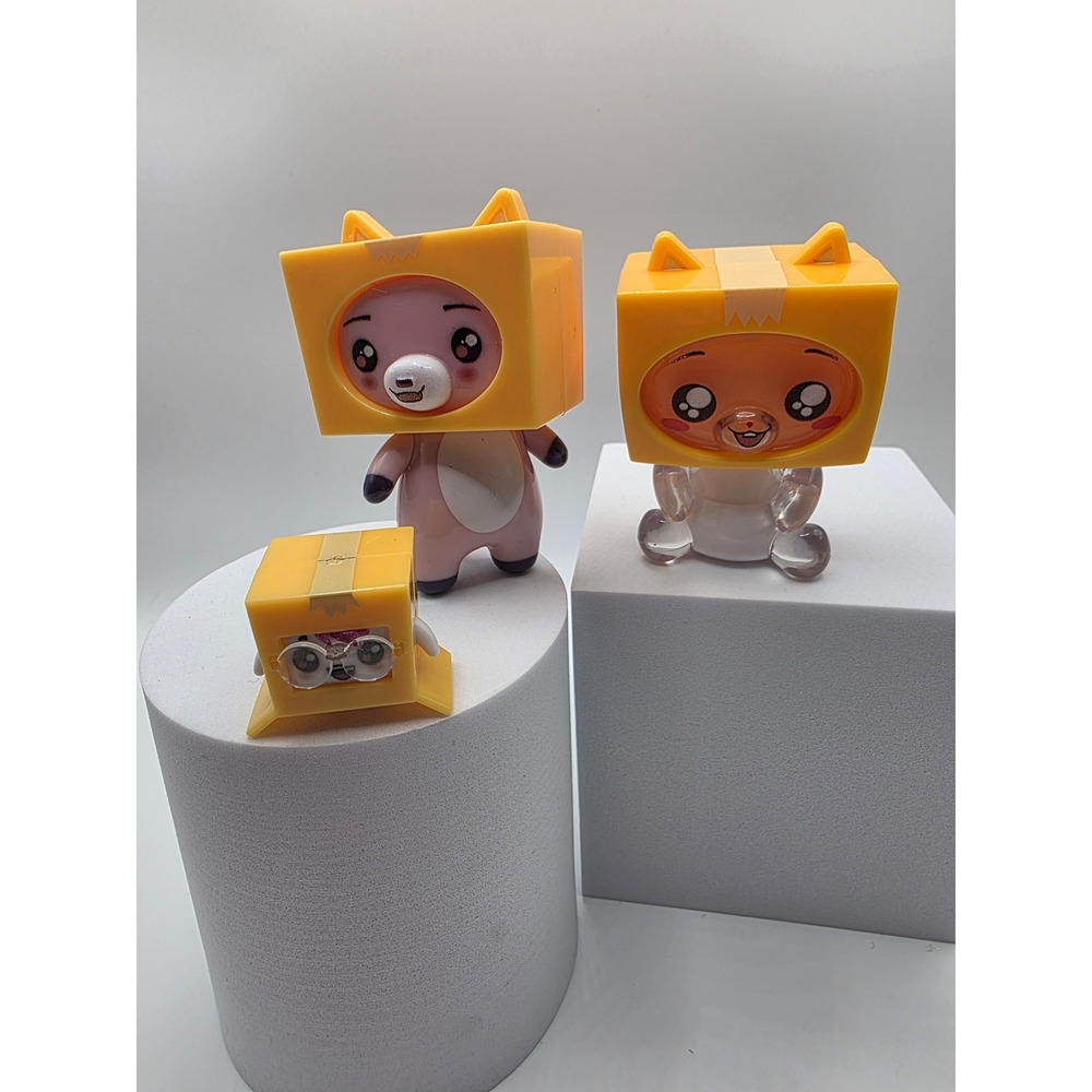LankyBox Mystery Box Figures Toy Set For Kids  Lot of 3 / D1